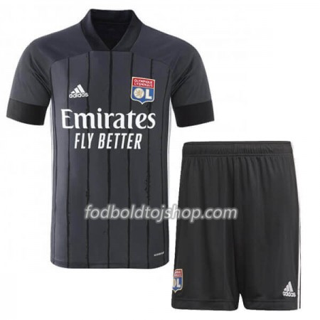 Olympique Lyonnais Børn Udebane Fodboldsæt 2020-21 S/S (+ Korte bukser)